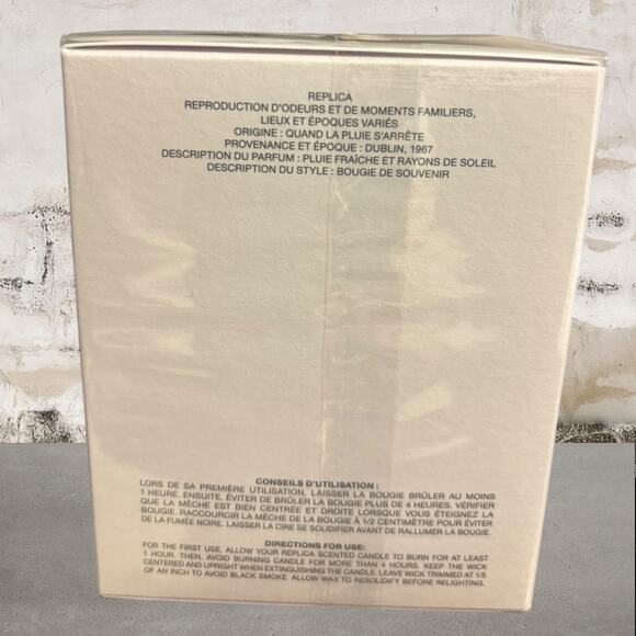 REPLICA When the Rain Stops Scented Candle NIB - Picture 6 of 7